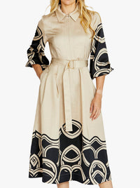 PINGPONG JASMINE SWIRL PRINT DRESS