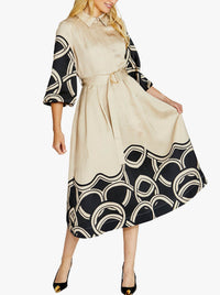PINGPONG JASMINE SWIRL PRINT DRESS