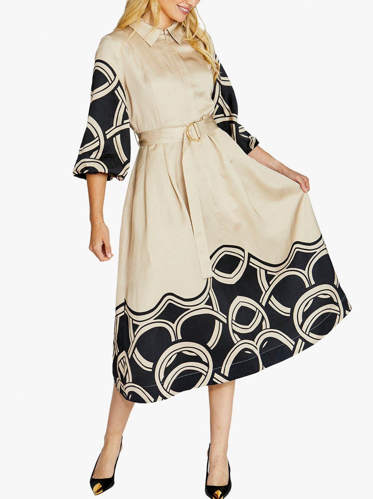 PINGPONG JASMINE SWIRL PRINT DRESS