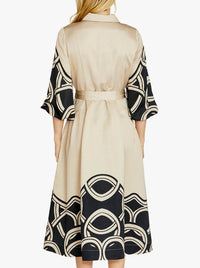 PINGPONG JASMINE SWIRL PRINT DRESS