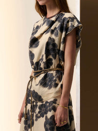 POL AMARA DRAPED TOP