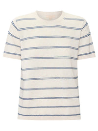 POL SABLE LUREX STRIPE TEE