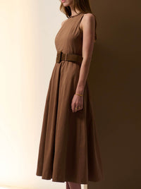 POL ODETTE BELTED DRESS