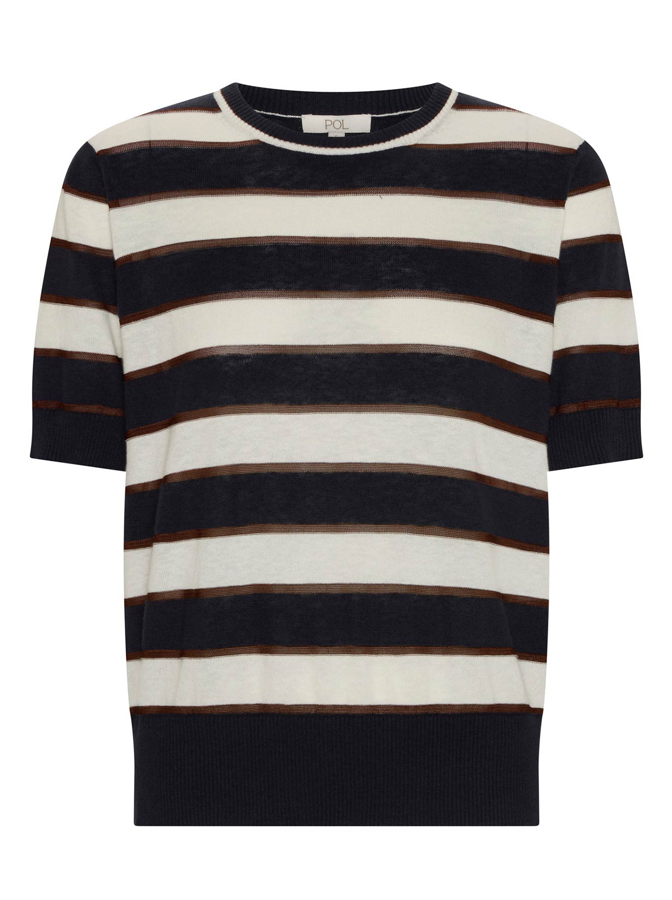 POL DARCY STRIPE KNIT TEE