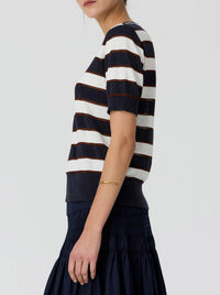 POL DARCY STRIPE KNIT TEE