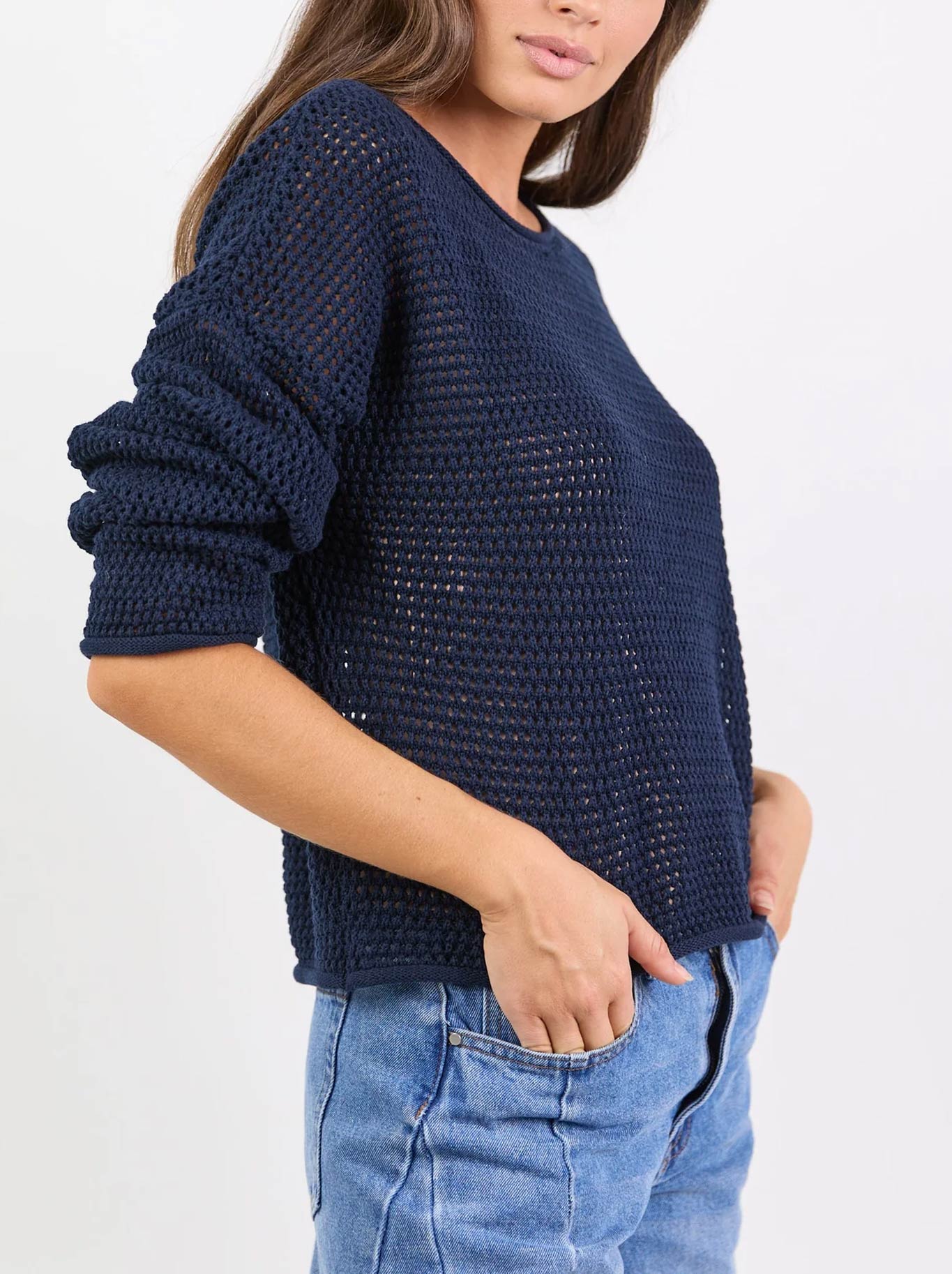 RE:UNION THE LABEL DAWN CROCHET JUMPER