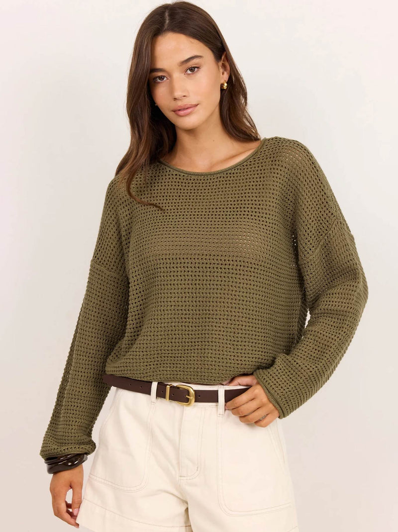 RE:UNION THE LABEL DAWN CROCHET JUMPER