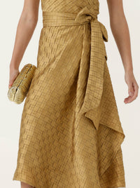 SACHA DRAKE CROWN WRAP DRESS