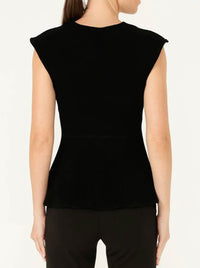 SACHA DRAKE FAUX WRAP PEPLUM TOP