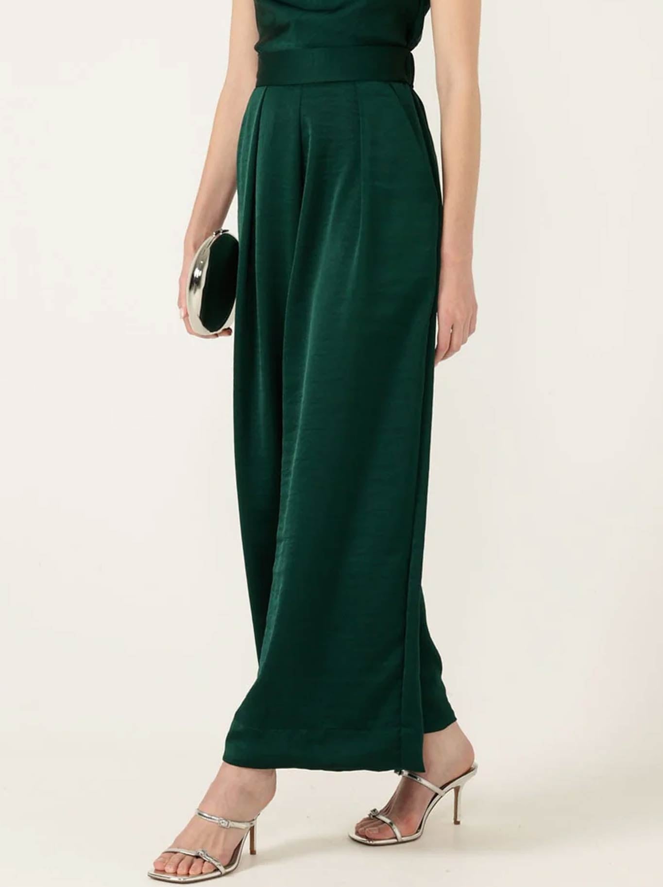 SACHA DRAKE LUXE PLEATED TROUSER