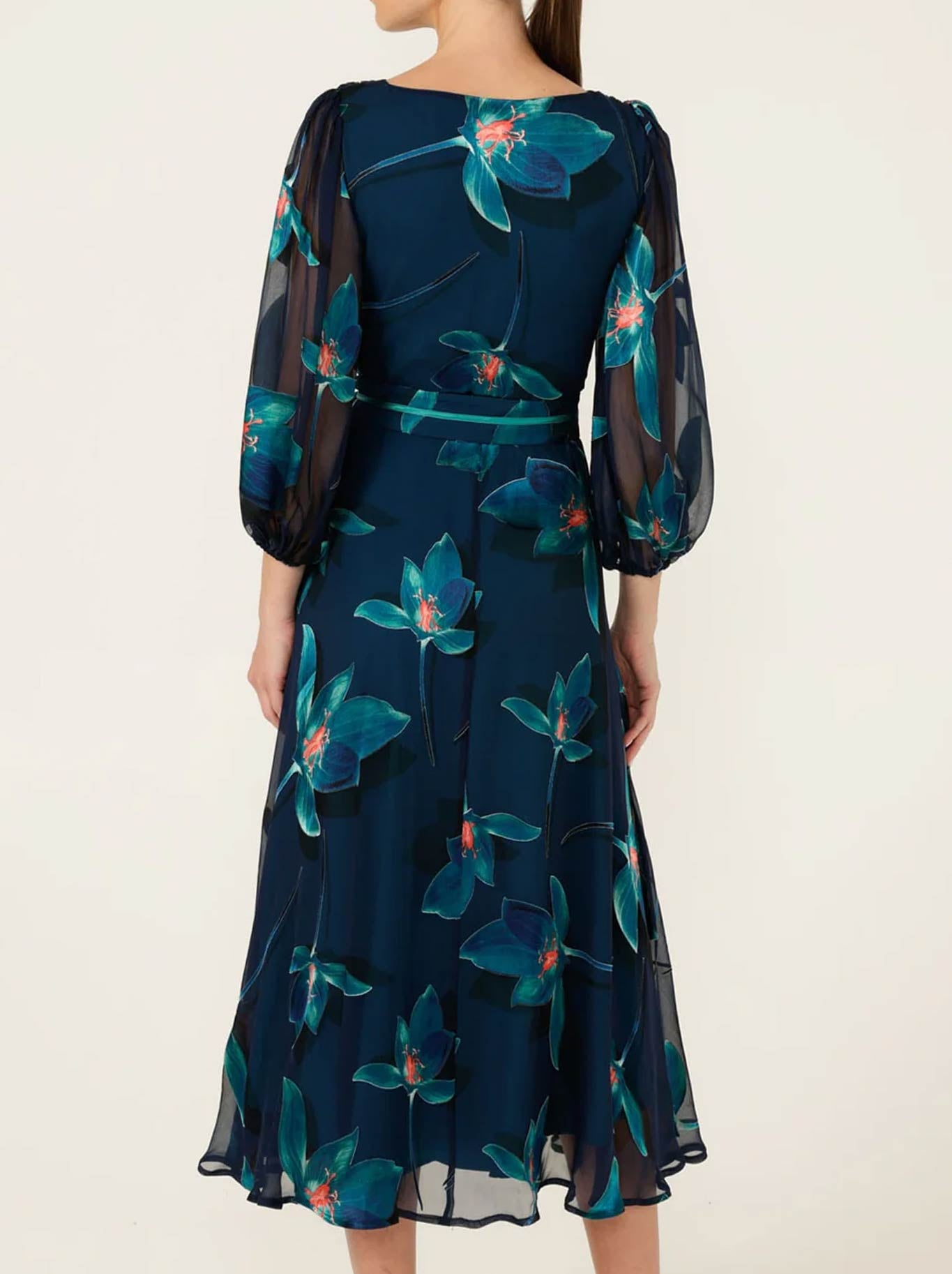 SACHA DRAKE PENDULUM WRAP DRESS