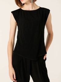 SACHA DRAKE PLEATED SHELL TOP