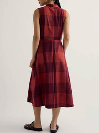 SEASALT SLEEVELESS CARVED WOOD DRESS