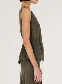 STAPLE THE LABEL STEVIE WAIST TIE TOP