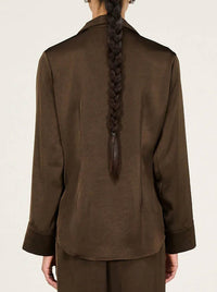 STAPLE THE LABEL SOLACE SATIN SHIRT