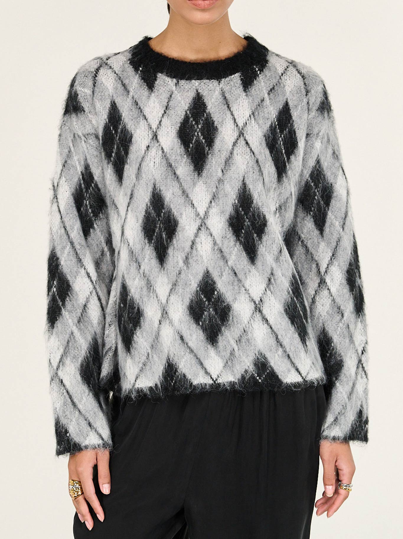 STAPLE THE LABEL CAMILLE BRUSHED JUMPER