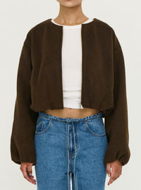 STAPLE THE LABEL ALARIC CROPPED JACKET