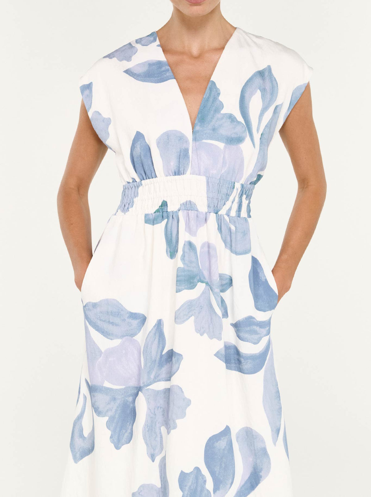 STAPLE THE LABEL ELODY MIDI DRESS