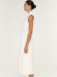 STAPLE THE LABEL SAVINA WRAP MIDI DRESS