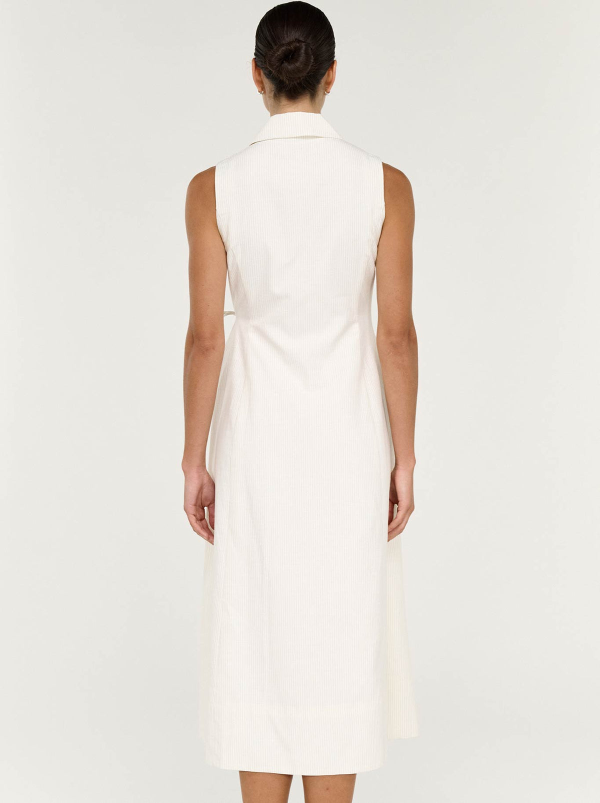 STAPLE THE LABEL SAVINA WRAP MIDI DRESS