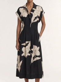 STAPLE THE LABEL VEDA MIDI DRESS