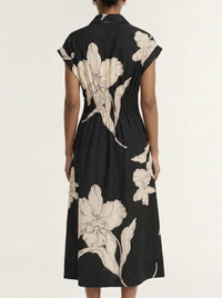 STAPLE THE LABEL VEDA MIDI DRESS