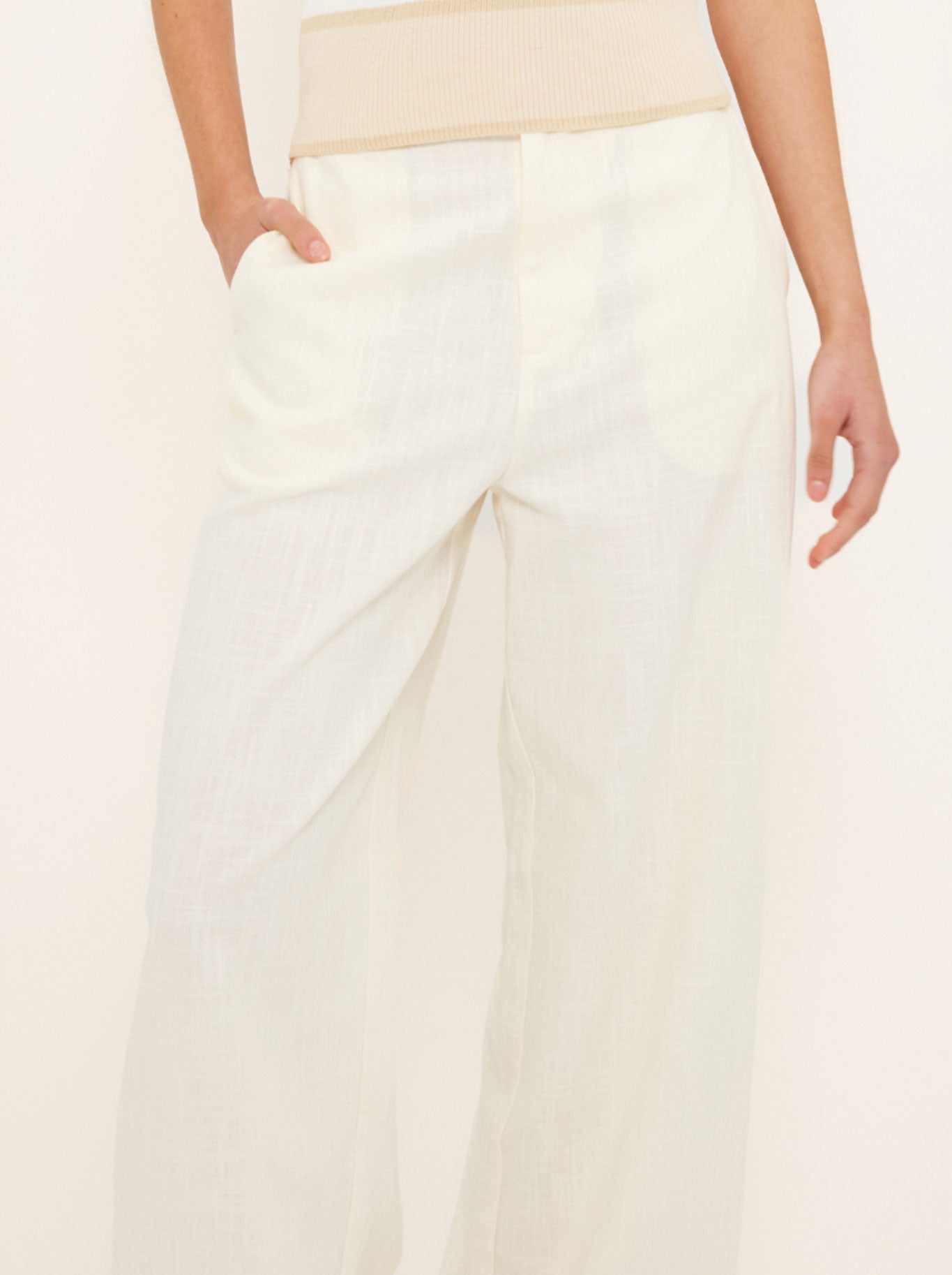 STAPLE THE LABEL VERA WIDE LEG PANTS