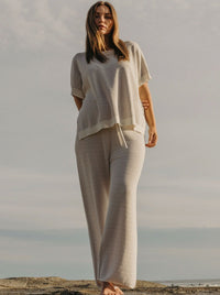 TALAMAYA CREPE KNITTED PANT