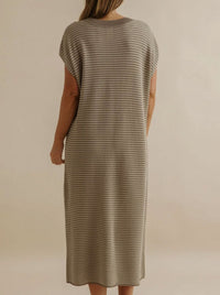 TALAMAYA LATTICE KNITTED DRESS