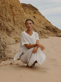 TALAMAYA CREPE KNITTED TEE