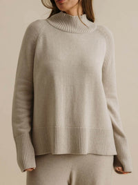 TALAMAYA HARMONY MOCK NECK PULLOVER
