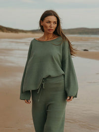 TALAMAYA RETREAT COTTON TWIST PULLOVER