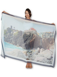 THE ARTISTS LABEL VERNAZZA ITALY DREAMING SCARF