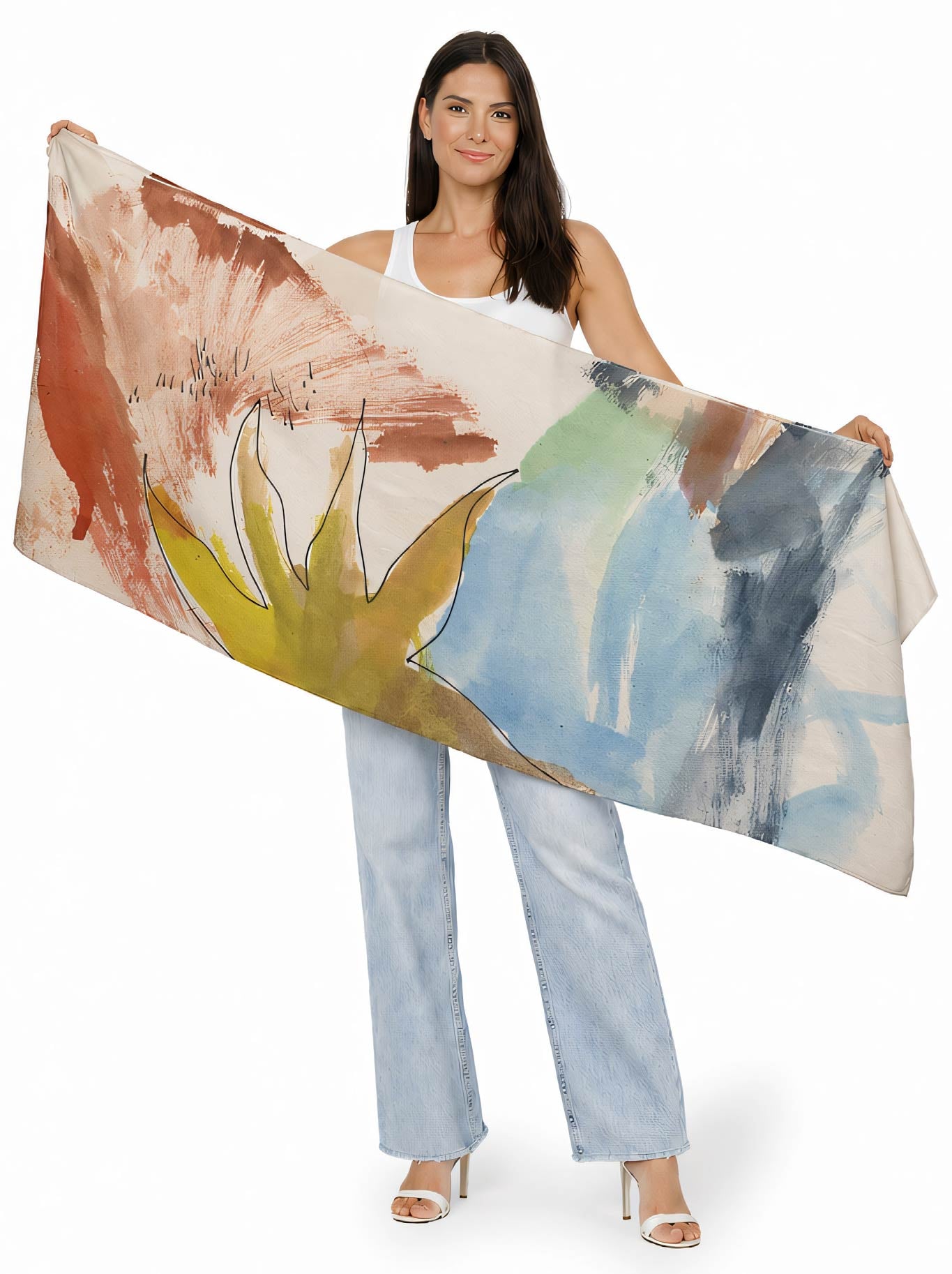 THE ARTISTS LABEL HOT SUN SCARF
