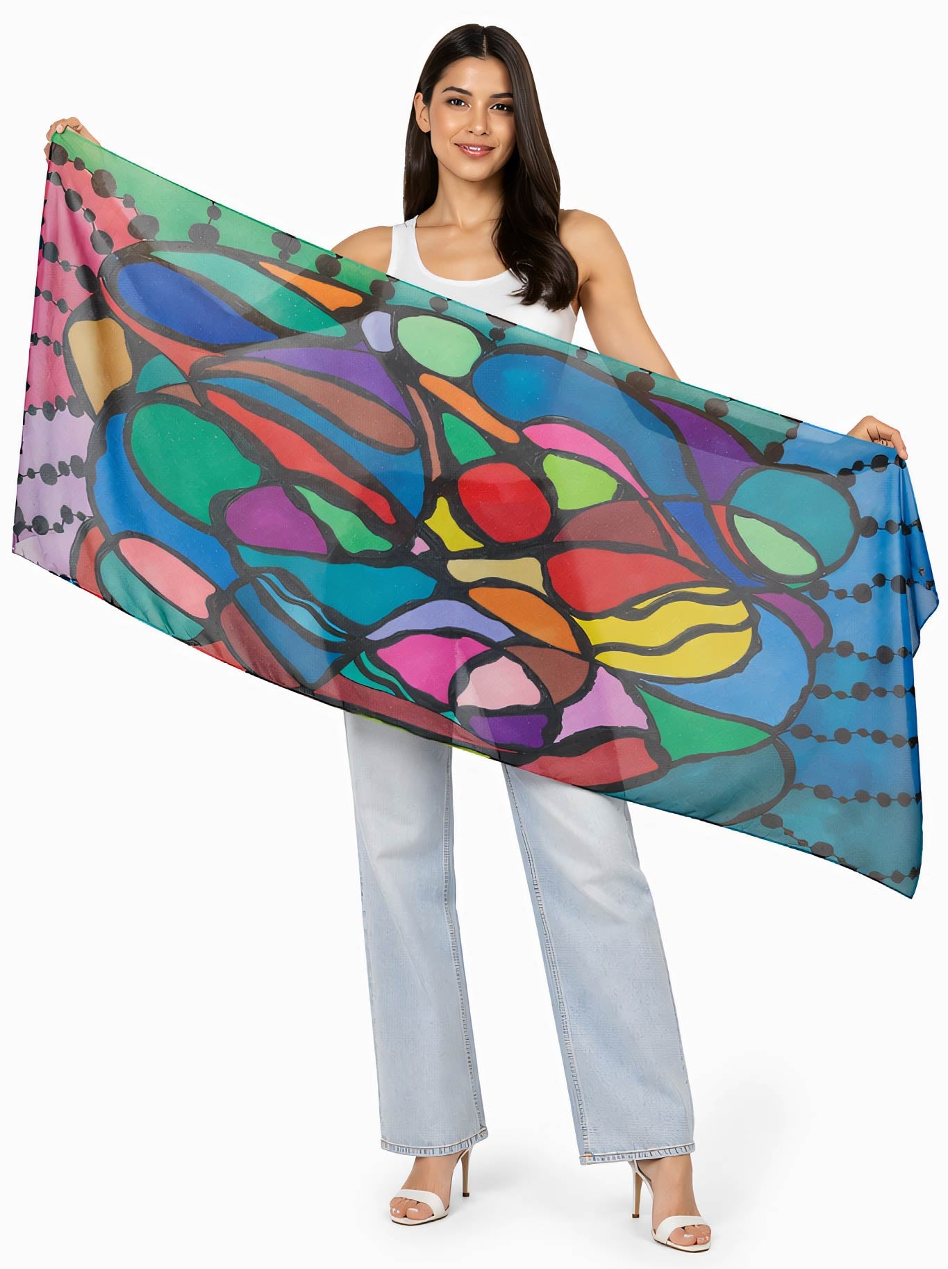 THE ARTISTS LABEL THE INNER TAPESTRY SCARF