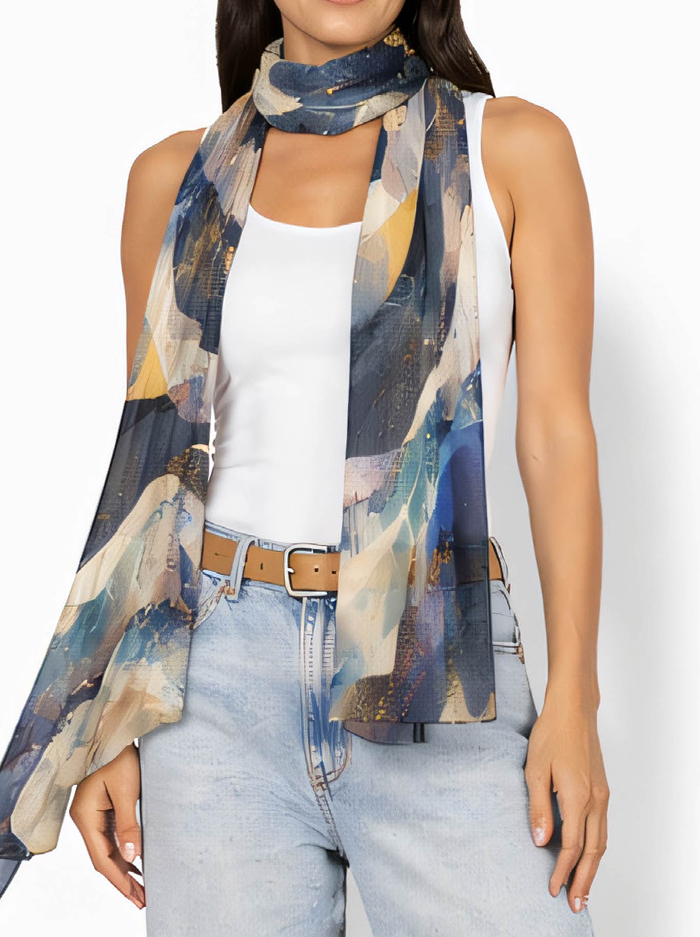 THE ARTISTS LABEL CELESTIAL WAVES SCARF