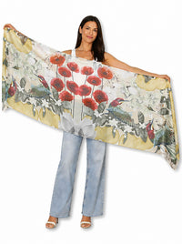 THE ARTISTS LABEL JARDIN D'ORANGE SCARF