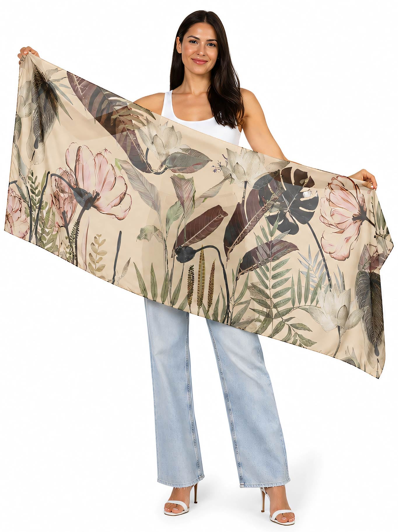THE ARTISTS LABEL RADIO GARDEN SCARF