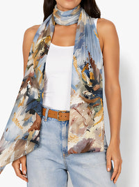 THE ARTISTS LABEL ECHOES OF CREATION WOOL SCARF