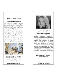 THE ARTISTS LABEL ECHOES OF CREATION WOOL SCARF