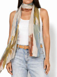 THE ARTISTS LABEL HOT SUN WOOL SCARF