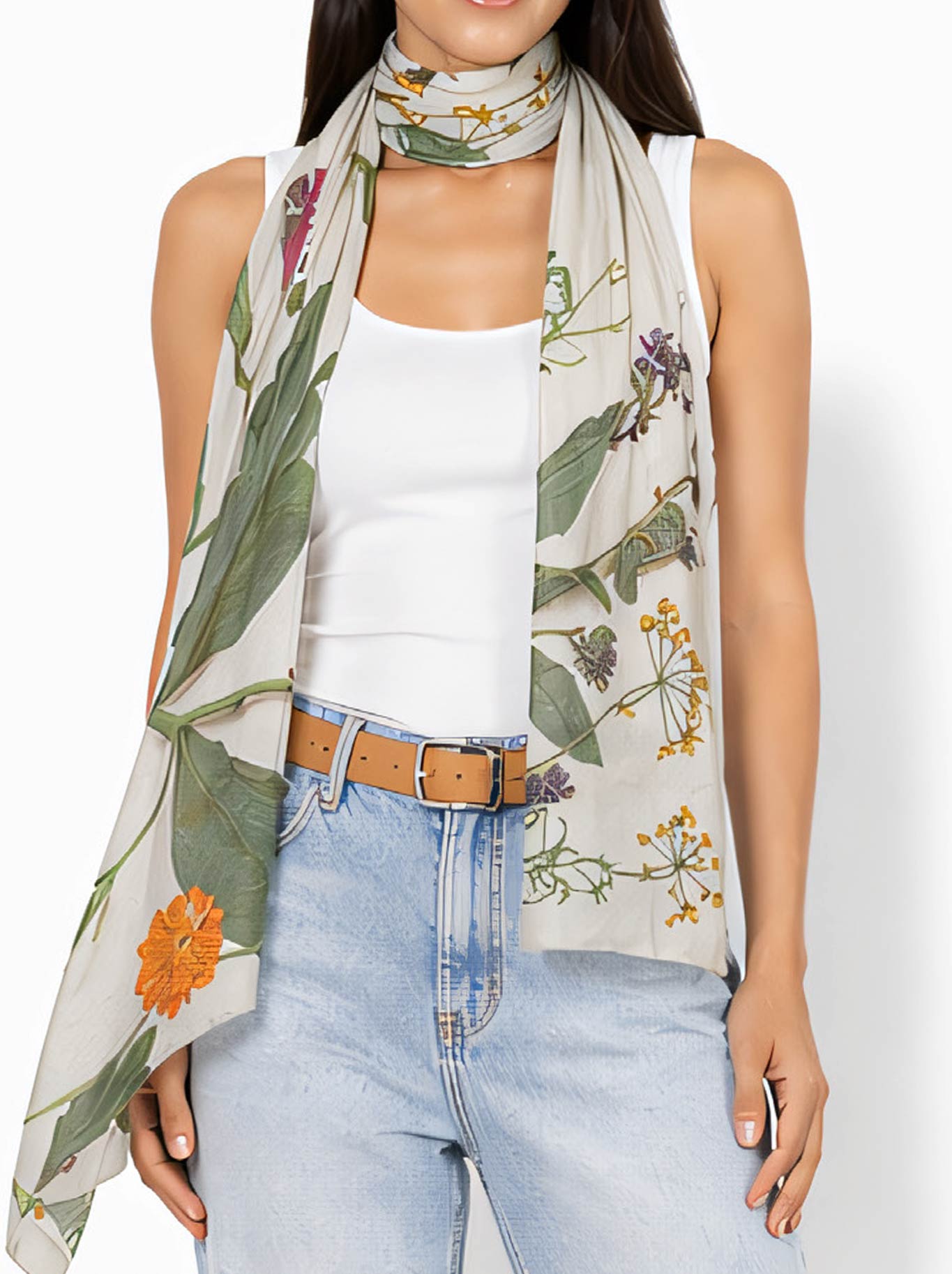 THE ARTISTS LABEL SUMMER MEDLEY WOOL SCARF