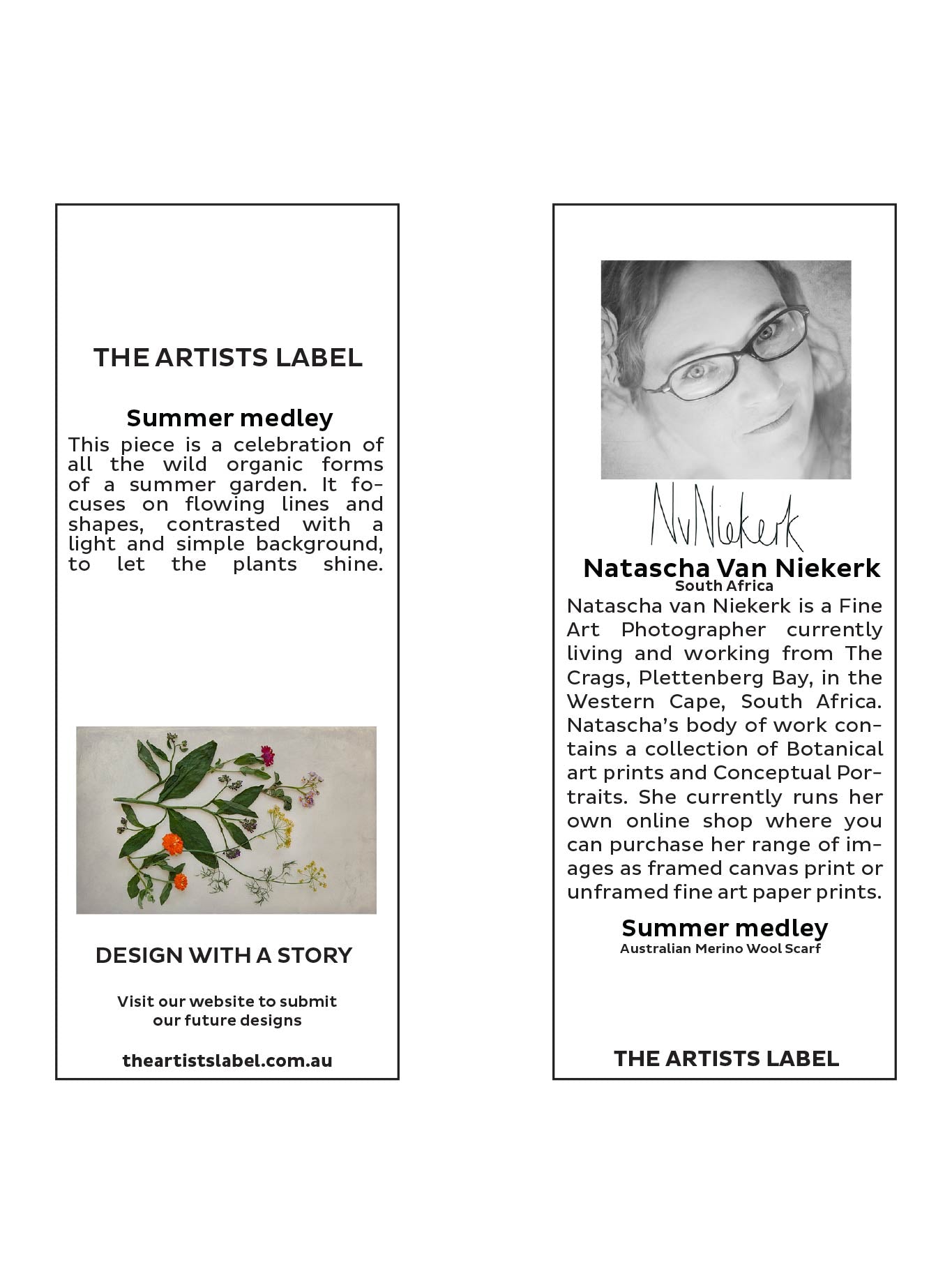THE ARTISTS LABEL SUMMER MEDLEY WOOL SCARF