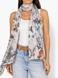 THE ARTISTS LABEL SEASONS IN JAPAN WOOL SCARF