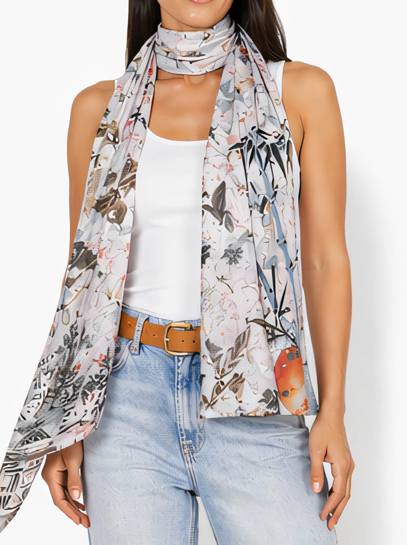 THE ARTISTS LABEL SEASONS IN JAPAN WOOL SCARF
