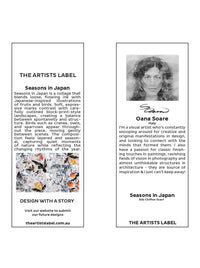 THE ARTISTS LABEL SEASONS IN JAPAN SILK SCARF
