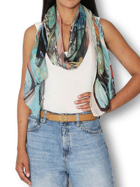 THE ARTISTS LABEL ROCK POOL SCARF