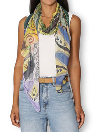 THE ARTISTS LABEL LADY KLIMT SCARF