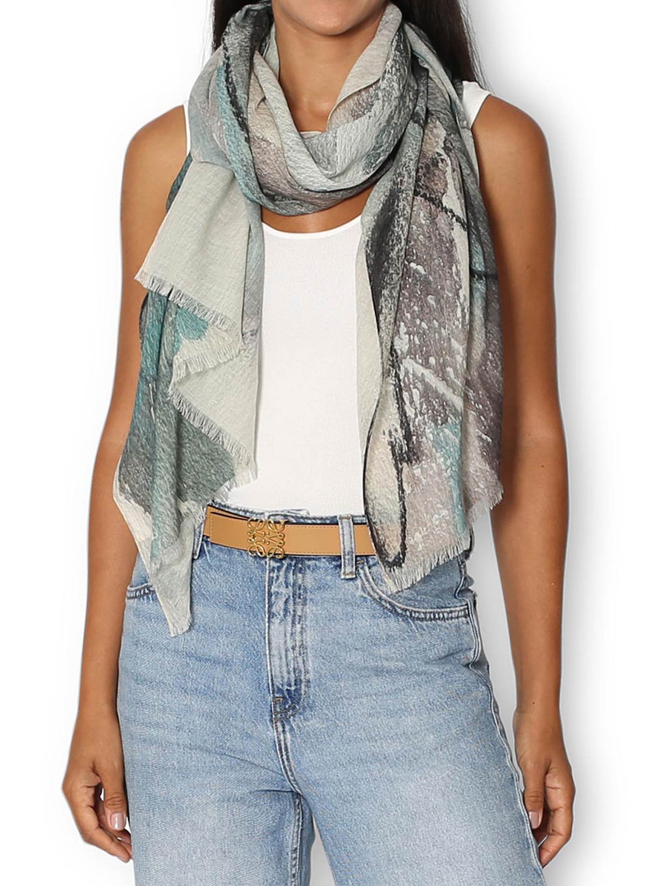 THE ARTISTS LABEL WINTER DANCE WOOL SCARF
