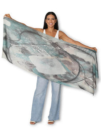 THE ARTISTS LABEL WINTER DANCE WOOL SCARF